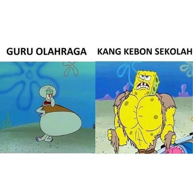 10 Meme Spongebob Ini Ngena Banget dan Bikin Nahan Tawa