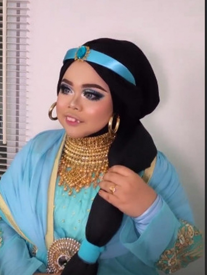 9 Potret Kekeyi Jadi Putri Jasmine, Pedasnya Komentar Netizen Tak Terbendung