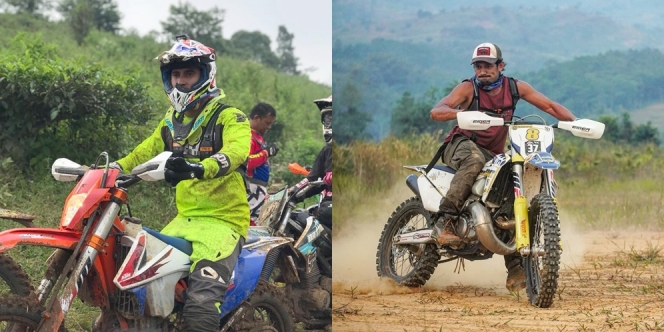 Kece Abis, Berikut Potret Ibnu Jamil dan Ali Syakieb Saat Tunggangi Motor Trail!