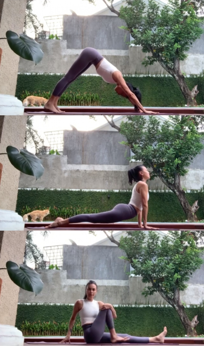 Rahasia Awet Muda di Usia 50 Tahun, Ini 10 Potret Sophia Latjuba Saat Lakukan Yoga