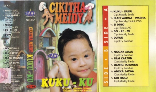 10 Potret Jadul Penyanyi Cilik di Kaset Lagu Anak, Gemesin Banget!
