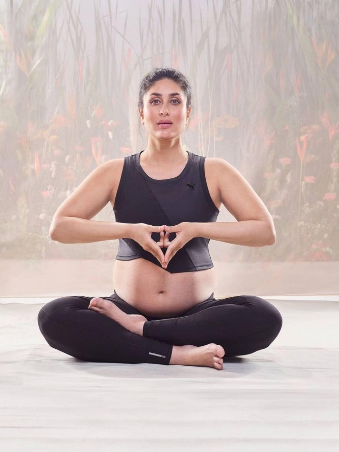 Ini 6 Potret Kareena Kapoor Yoga Sambil Pamer Baby Bumb, Auranya Makin Terpancar!