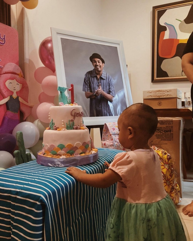 Ini Momen Perayaan Ulang Tahun Pertama Gewa Anak Mutia Ayu, Potret Glenn Fredly Jadi Sorotan