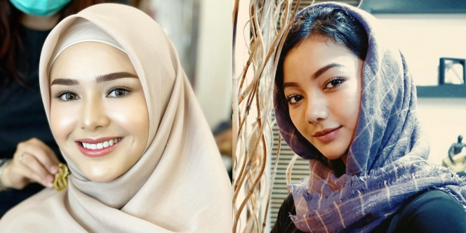 6 Adu Gaya Amanda Manopo dan Glenca Chysara saat Pakai Hijab, Cantikan yang Mana nih?
