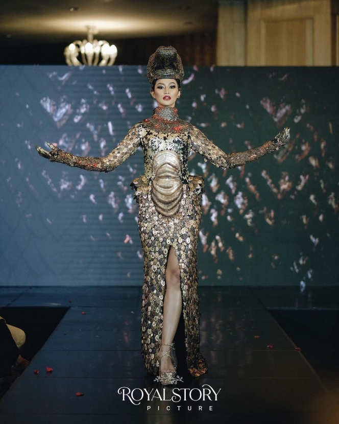 Ini Potret Ayu Maulida Pakai Kostum Komodo yang Siap Tampil di Miss Universe 2020