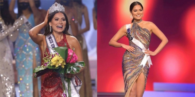 Jadi Ratu Sejagad, Ini 10 Potret Anggun Andrea Meza Juara Miss Universe 2020 dari Mexico