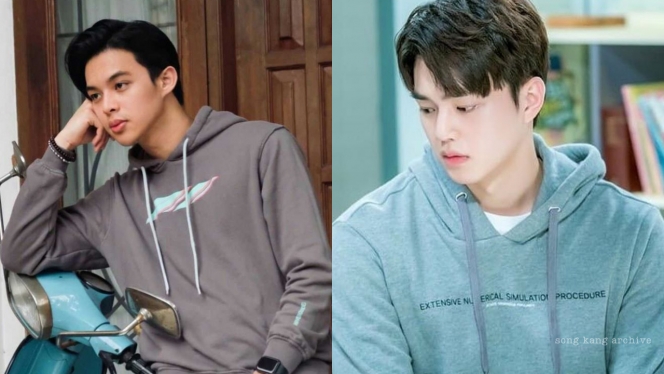 Mirip Banget, Ini Adu Gaya Rey Mbayang Vs Song Kang yang Bikin Netizen Klepek-Klepek