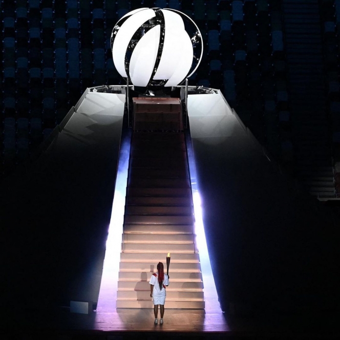 Potret Naomi Osaka, Petenis Muda Bayaran Tertinggi yang Nyalakan Api Olimpiade Tokyo