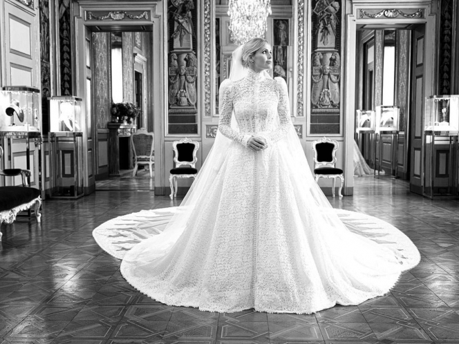 Potret Gaun Mewah Lady Kitty Spencer, Ponakan Putri Diana yang Dinikahi Miliarder 62 Tahun