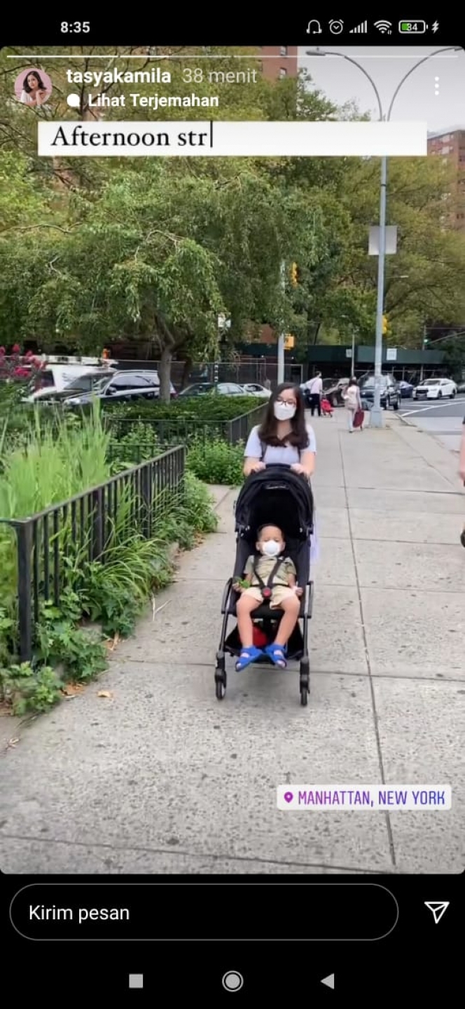 Tasya Kamila dan Keluarga Jalan-Jalan di New York