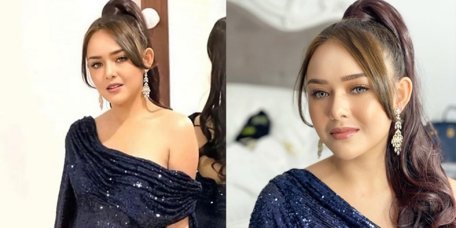 Intip Pesona Amanda Manopo Tampil Glamor dengan Dress Sequin Biru, Netizen: Ciptaan Tuhan Terindah