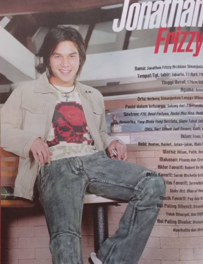 Sering Jadi Cover Majalah, Ini 9 Potret Masa Muda Jonathan Frizzy yang Jadi Idola Ciwi-Ciwi