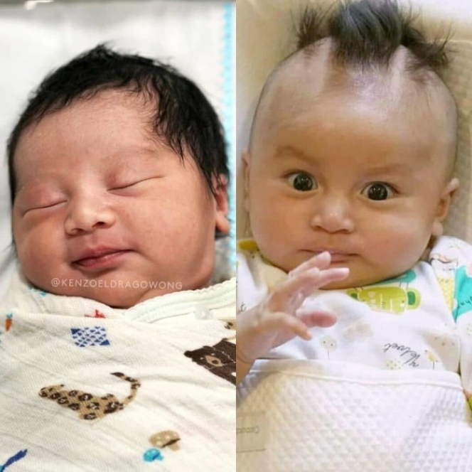 Potret Momen Kiano Pertama Kkali Ketemu Baby Kenzo, Gak Mau Jauh-Jauh dari Sang Adik