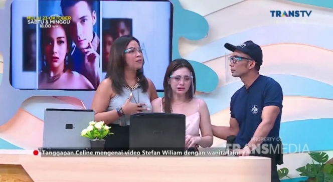 Tangis Pecah, Ini Potret Celine Evangelista saat Lihat Video Stefan William dengan Wanita Lain
