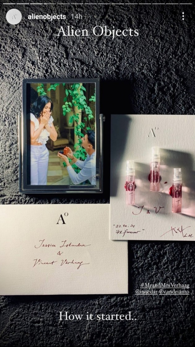 Sederet Potret Mewah Souvenir Pernikahan Jessica Iskandar dan Vincent Verhaag yang Berisi Parfum