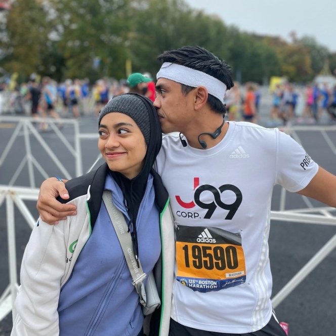 10 Poret Keseruan Ayudia Bing Slamet dan Keluarga di Amerika, Ikut Marathon Hingga Tinggal di Mobil