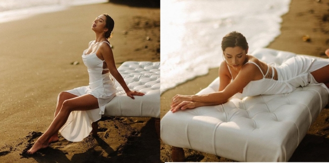 7 Potret Jennifer Bachdim Pakai Dress Putih, Ibu Tiga Anak yang Miliki Aura Anak Muda!