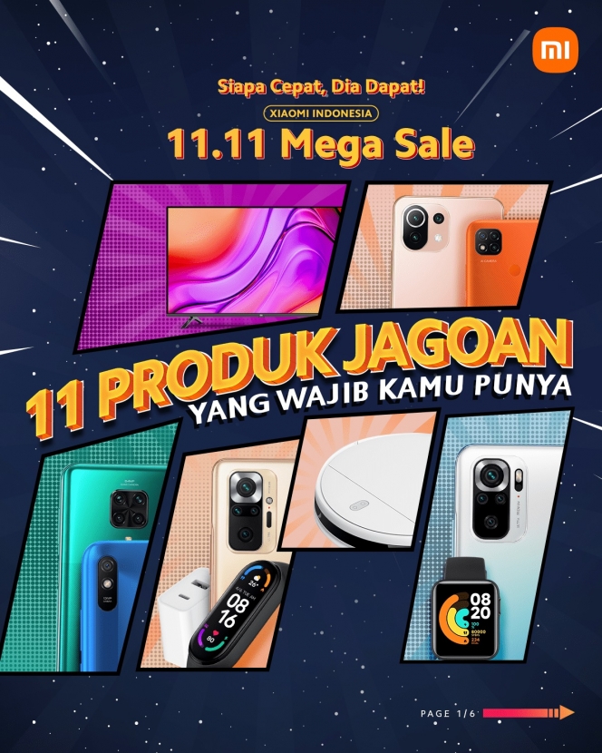 11 Produk Xiaomi yang Dapat Promo Gede di Harbolnas 11.11