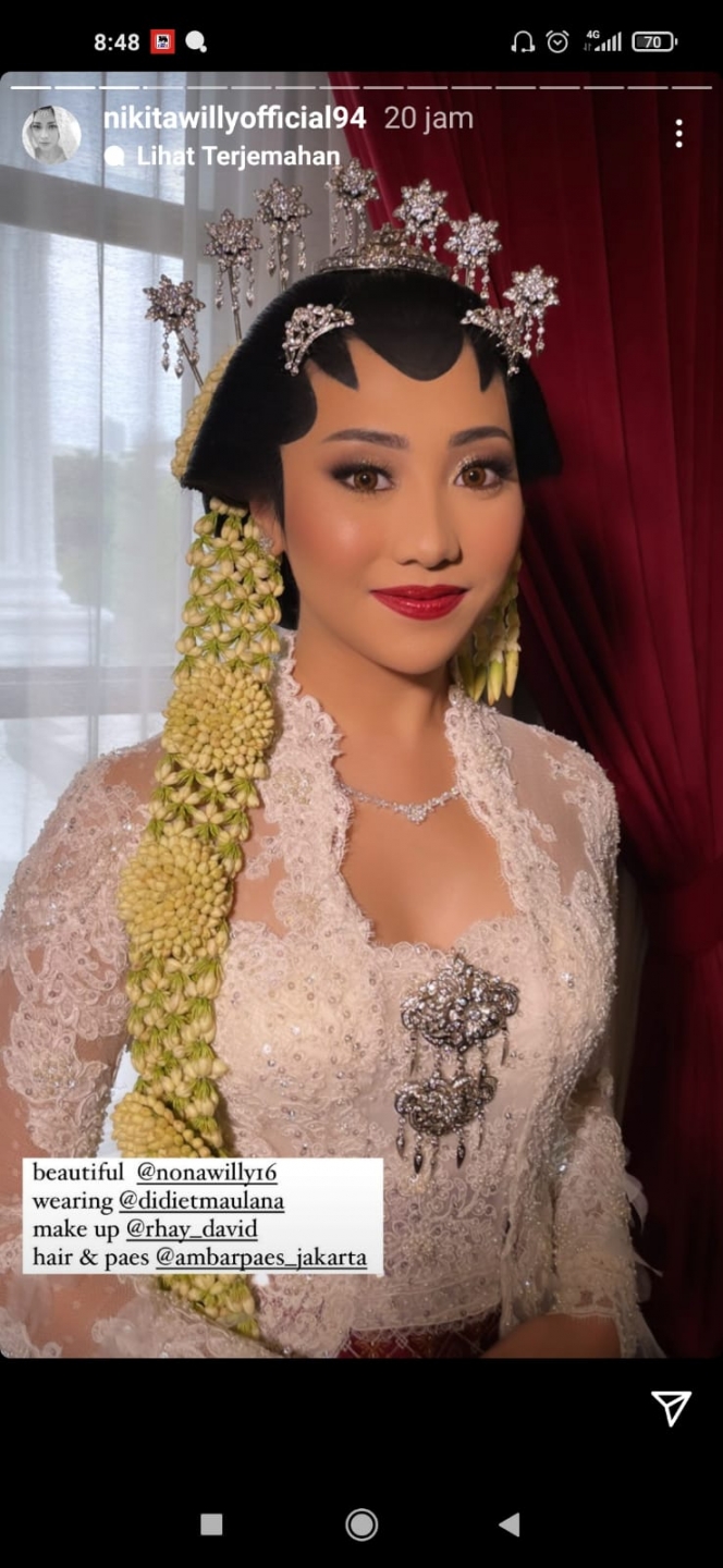 Resmi Menikah, 19 Potret Resepsi Pernikahan Winona Adik Nikita Willy dengan Baju Adat Minang dan Jawa