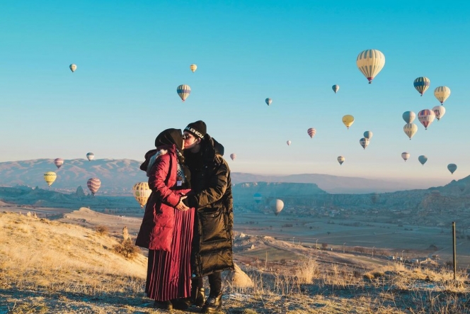 Adu Gaya Selebiti saat Liburan di Cappadocia Turki, Impian Kinan yang Direbut Lydia di Layangan Putus