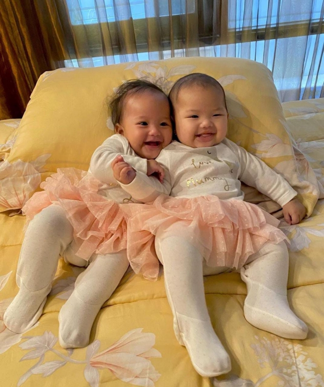 Ini Potret Anak Kembar Talita Bachtiar Ipar Tasya Kamila, Gemes Banget Suka Pakai Baju Couple