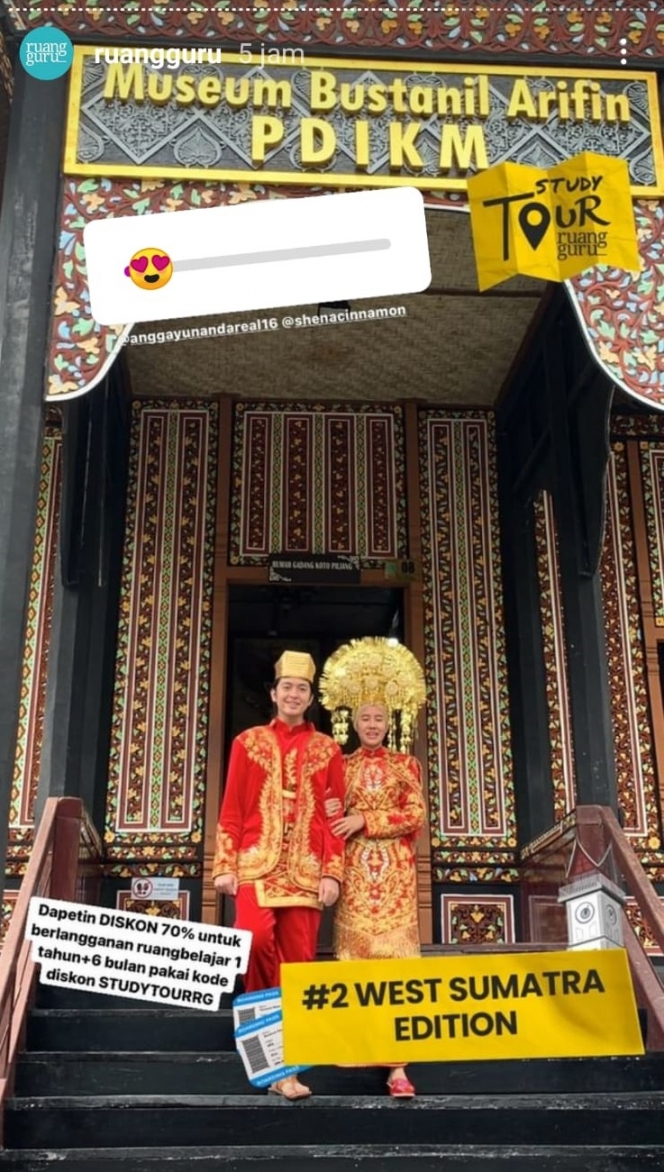 8 Potret Angga Yunanda dan Shenina Cinnamon  Pakai Baju Adat Minang, Mirip Sepasang Pengantin!