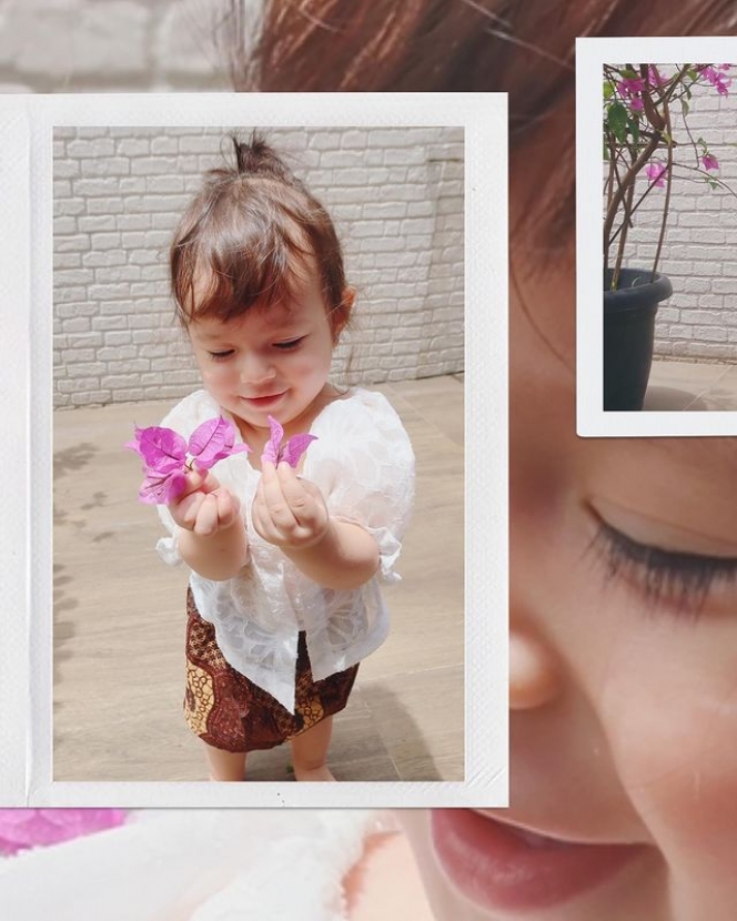 7 Potret Lucu Baby Chloe Saat Pakai Kebaya, Bule Lokal Cantik yang Gemesin Banget!