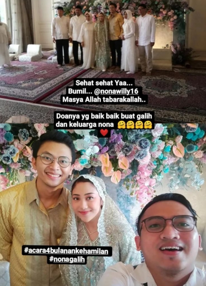 9 Momen Pengajian 4 Bulan Kehamilan Nona Willy Tanpa Kehadiran Nikita Willy