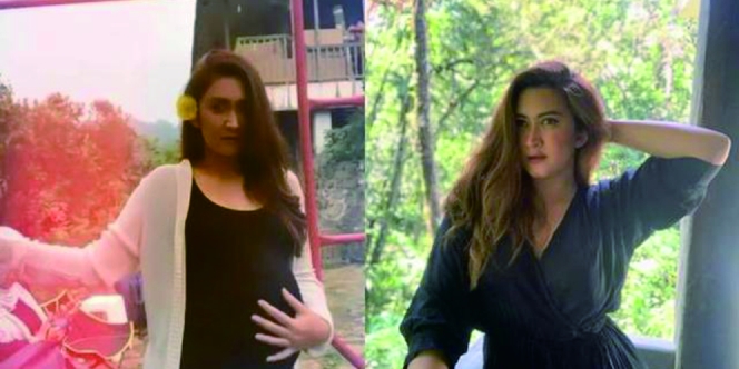 Potret Baby Bump Nafa Urbach di Film Iblis Dalam Kandungan