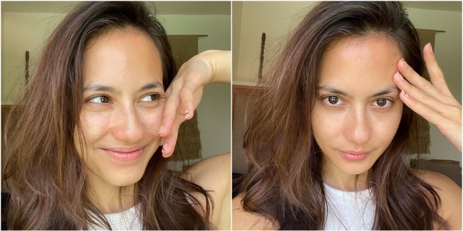 10 Potret Bare Face Pevita Pearce, Paras Cantiknya tetap Terpancar Meski Tanpa Makeup