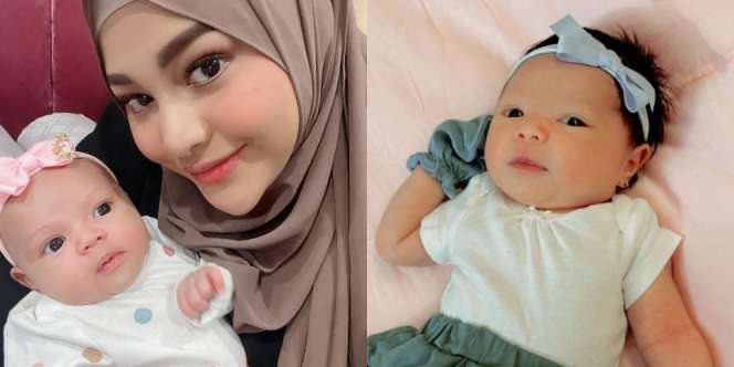 Genap Berusia 1 Bulan, Ini 10 Potret OOTD Baby Ameena yang Selalu Tampil Stylish