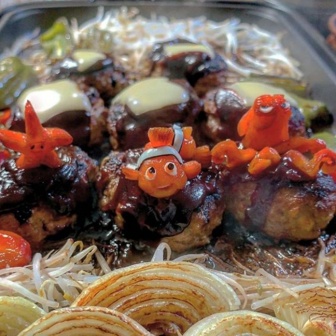 7 Potret Makanan Berdesain Kartun Bikin Nafsu, Mulai dari Minion Sampai Nemo