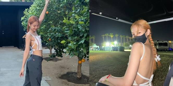 Ini Potret Jennie BLACKPINK saat Nonton Coachella, Bajunya Super Minim dan Ketat