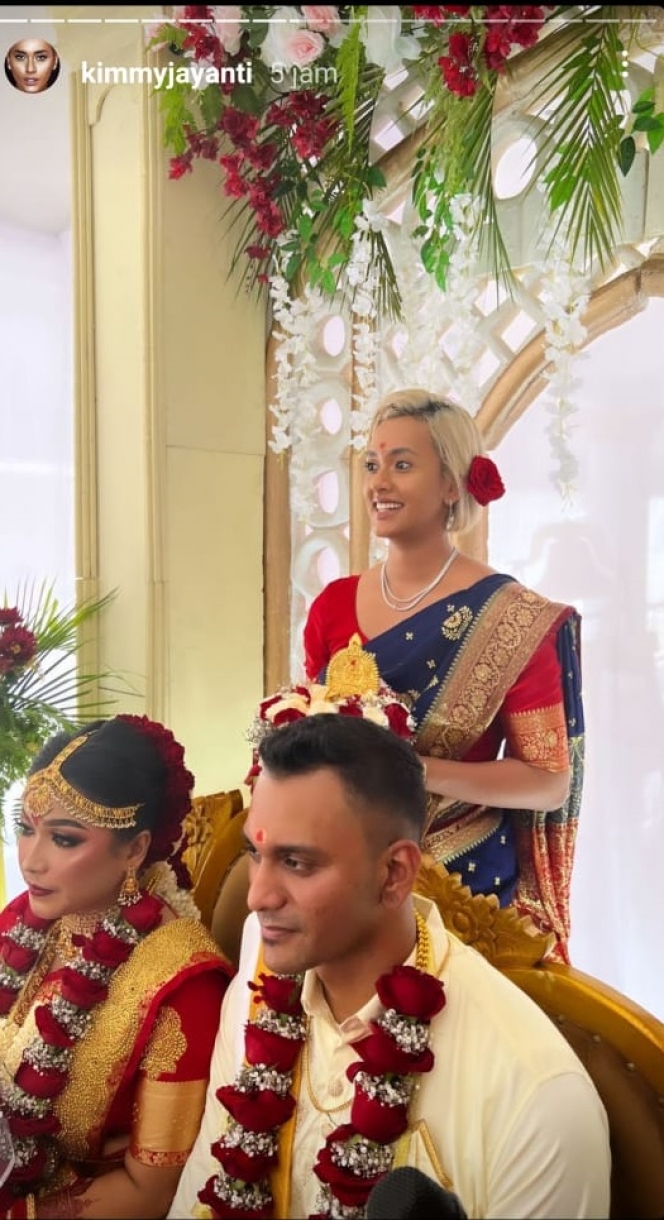 Ini Pesona Kimmy Jayanti Pakai Baju India Saat Hadiri Pernikahan Saudaranya, Cantik Banget!