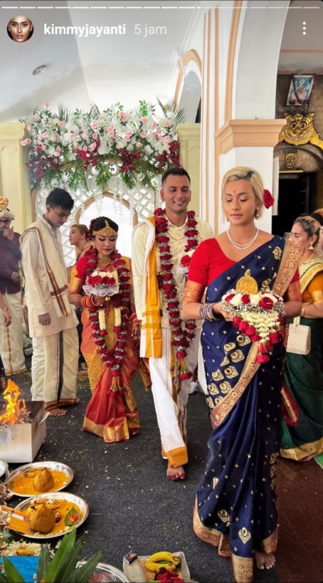 Ini Pesona Kimmy Jayanti Pakai Baju India Saat Hadiri Pernikahan Saudaranya, Cantik Banget!