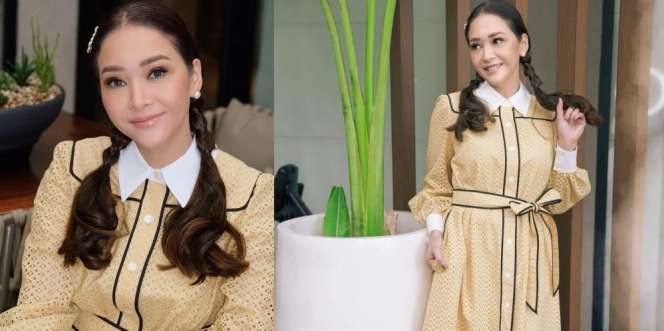 Maia Estianty Tampil Bergaya Vintage Tahun 80-an, Ini Potretnya yang Dinilai Makin Cantik dan Awet Muda