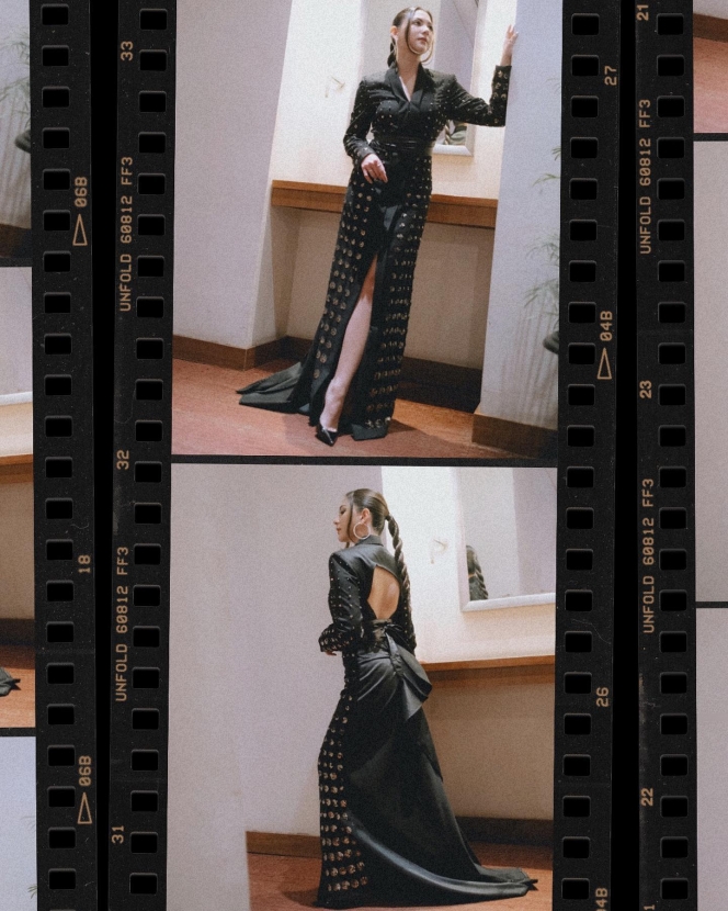 6 Potret Jessica Mila saat Pakai Dress Backless, Tampil Serba Hitam dan Anggun Banget