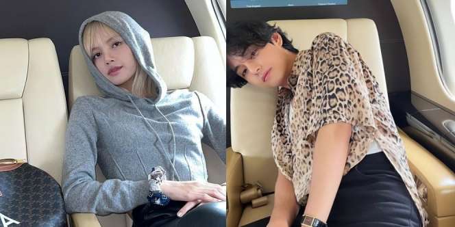 Geng Paris, Ini 9 Potret Lisa BlackPink dan V BTS Pamer Foto di Private Jet, Park Bo Gum Mana Ya?