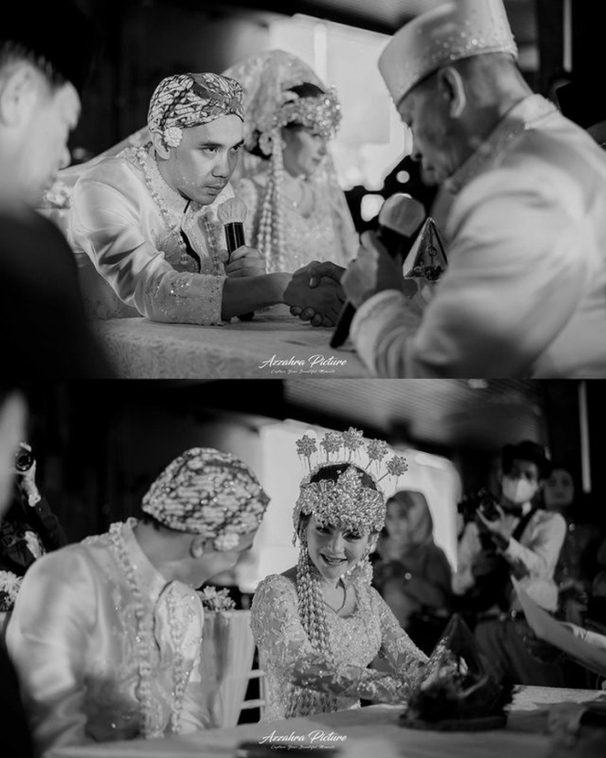 Berlangsung Tertutup, Ini Potret Pernikahan Ikmal Tobing dan Indah Lollyta