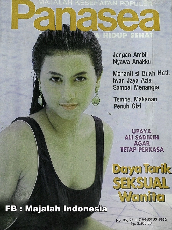 17 Potret Jadul Diana Pungky jadi Cover Majalah, Kecantikan dan Bentuk Alisnya Hampir Tak Berubah!