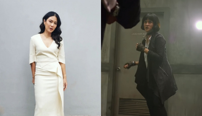 Beda Gaya 10 Aktris Indonesia Saat Main Film Action dan Waktu Photoshoot, Seimbang Sangar dan Anggunnya
