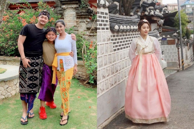 10 Potret Adu Gaya Dewi Perssik vs. Huh Yun Jin yang Dibilang Kembaran, Bak Kakak Adik Beda Negara!
