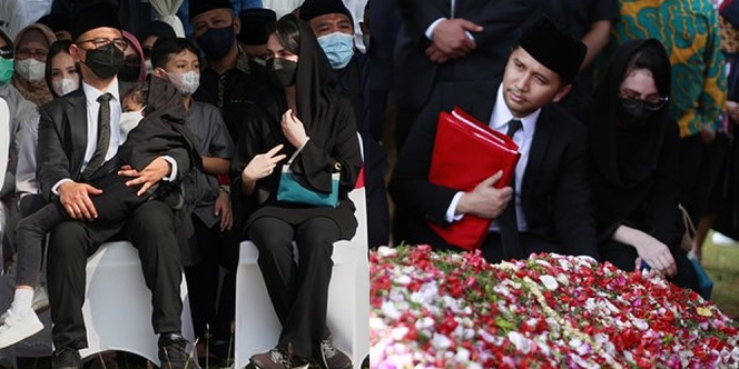 Potret Arumi Bachsin dan Emil Dardak di Pemakaman Ayah, Raut Harunya tak Dapat Disembunyikan
