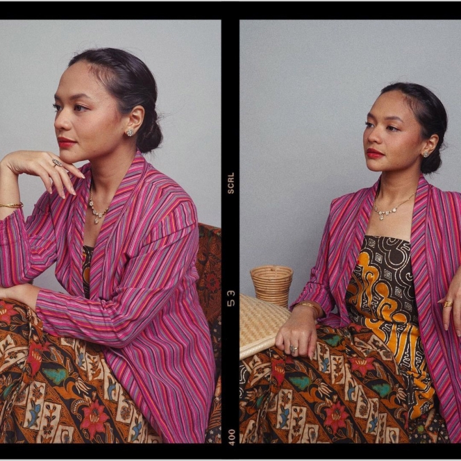 Deretan Potret Amel Carla dalam Balutan Busana Tradisional, Mulai Dari Kemben Jarik hingga Kebaya Jawa
