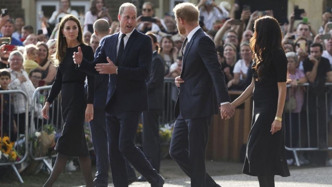 Potret Pangeran William dan Pangeran Harry bareng Istri Masing-Masing, Akhirnya Tampil Berempat Lagi