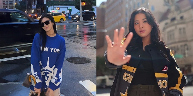 Deretan Momen Zee JKT48 di New York, Nonton US Open Sampai Photoshoot di Jalanan Bak Model Profesional