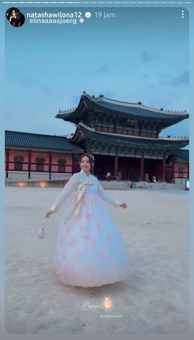 Deretan Potret Natasha Wilona di Korea Selatan, Jalan-Jalan Pakai Hanbok hingga Ganti Gaya Rambut