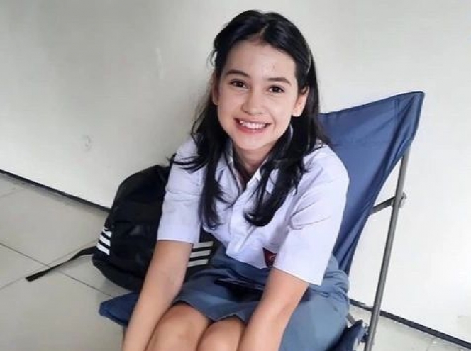 8 Peosna Sandrinna Michelle Syuting Sinetron Cinta Setelah Cinta, Tampil Imut Perankan Karakter Anak SMA