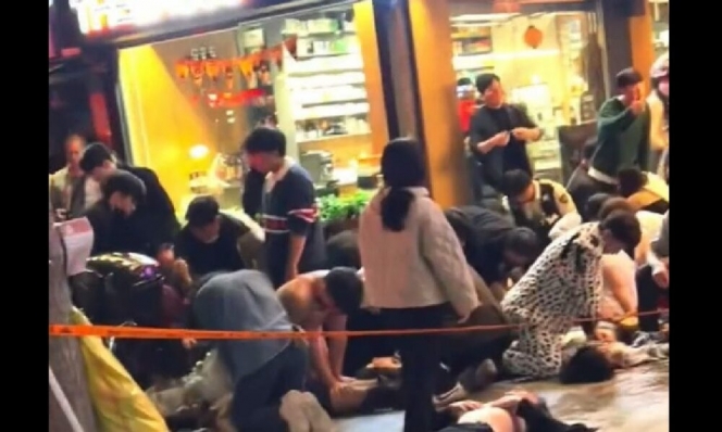 Momen Horor Mencekam Tragedi Halloween di Itaewon, Korban Meninggal Masih Terus Bertambah!