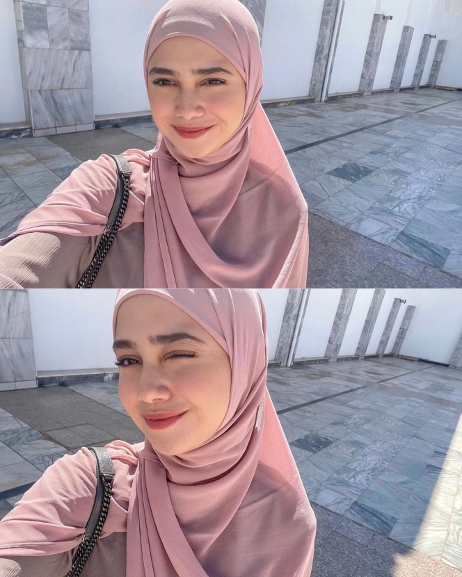 10 Potret Syifa Hadju Jalani Ibadah Umrah, Cantik Tunjukkan Wajah Bare Face Tanpa Make Up